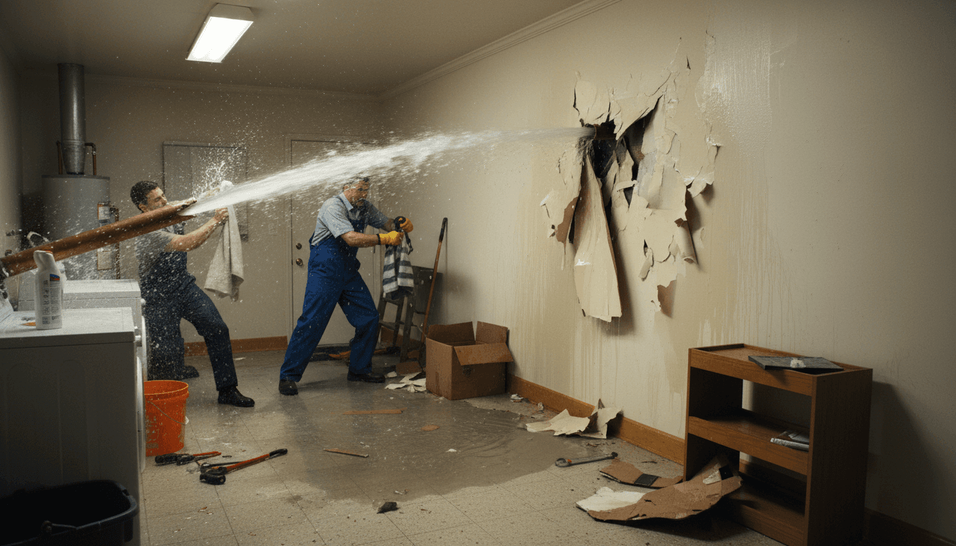 Burst Pipe Repair & Restoration in Nashville, TN
